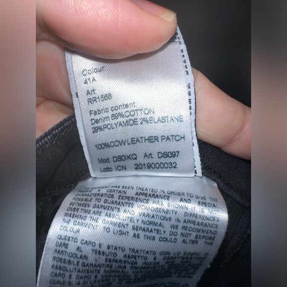 R-13 Allison Cropped Skinny Jeans in Stratford Size 25 - Picture 10 of 10